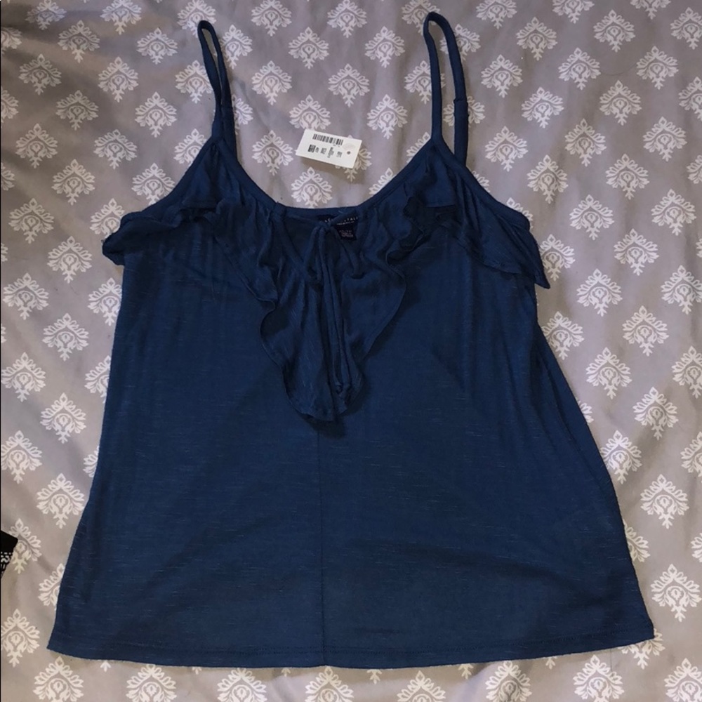 Blue tank